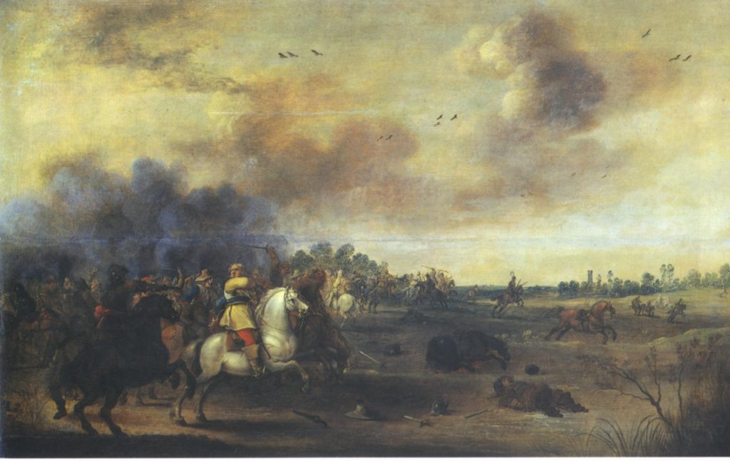 Plats d'étain - Zinnfiguren : Guerre de 30 ans - 12 cavaliers suédois
